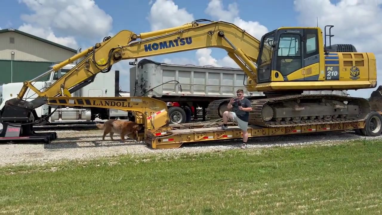 NFF Excavating equipment for Shelby County Sheriff's Department shooting range project